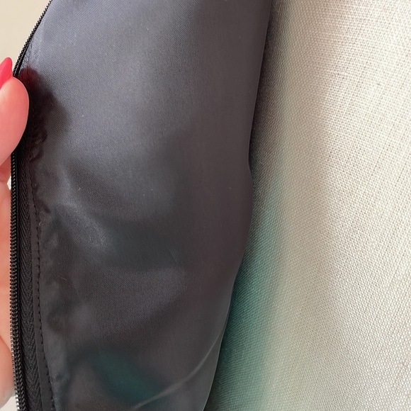 TAYLOR Fit and flare sleeveless BLACK cocktail dress zip back wide waistband 6 - Picture 8 of 13